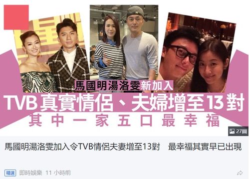 tvb成婚介所 撮合馬國明湯洛雯等13對情侶,這對黃昏戀最感人